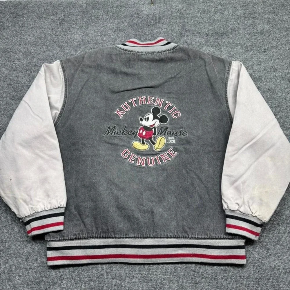 Vintage‎ Disney Mickey Mouse Varsity Jacket Size Medium
